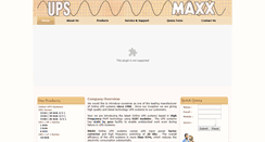 Desktop Screenshot of maxxups.com